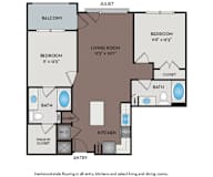 Mallory Square - Rockville, MD - 22F1A Floor Plan