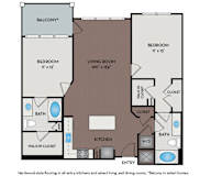Mallory Square - Rockville, MD - 22F4A Floor Plan