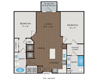 Reserve at Tysons Corner Apartments | Vienna, VA | The Prada Floor Plan