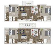 Briley Apartments - Matthews, NC - 22F6 Floor Plan