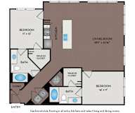Mallory Square - Rockville, MD - 22F6 Floor Plan