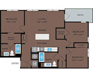 Pace Apartments - Las Vegas, NV - 32F1 Floor Plan