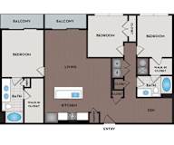 Vinings Lofts and Apartments - Atlanta, GA - C2 Floor Plan