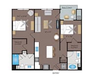 Joule La Floresta - Brea, CA - 22F2B Floor Plan