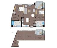 Joule La Floresta - Brea, CA - 22F4A Floor Plan