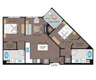 Joule La Floresta - Brea, CA - 22F1 Floor Plan