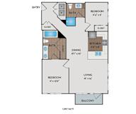The Matisse - Portland, OR - The Seurat floor plan