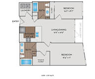 The Matisse - Portland, OR - The Rousseau floor plan