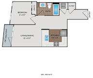 The Matisse - Portland, OR - The Gauguin floor plan
