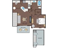 NoA on McNeil Apartments - Austin, TX - 11T1 Floor Plan