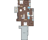 NoA on McNeil Apartments - Austin, TX - 22F1 Floor Plan
