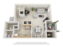 1st Floor - 3 Bed 2.5 Bath Townhome at Stoneridge Apartments, Gainesville, FL