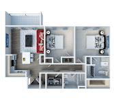 Belton Floor Plan at The Legend, Texas, 76712