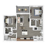 2 bed 2 bath A at Lucie at Tradition Apartments, Florida