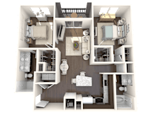 Jasmine Floor Plan at Barcelona Jupiter, Jupiter, FL, 33458