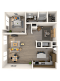 Trapani Floor Plan at The Rialto, Orlando, FL, 32819