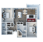 Mayborn Floor Plan at The Legend, Texas