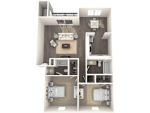 Cabana Deluxe Floor Plan at The Brittany, Florida