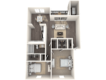 Vista Deluxe Floor Plan at The Brittany, Indialantic, FL, 32903