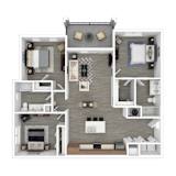 2 bed 2 bath D at Lucie at Tradition Apartments, Port St. Lucie, FL