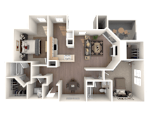 Ruby Deluxe Floor Plan at Stonelake at the Arboretum, Austin