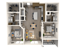Sorrento Floor Plan at The Rialto, Orlando, 32819