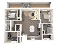 Flagstaff Floor Plan at Parke Place, Prescott Valley, Arizona