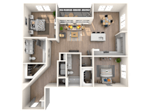 B9 Floor Plan at The District at Rosemary, Sarasota, 34236