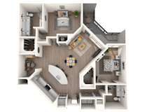 B10S Floor Plan at The District at Rosemary, Florida