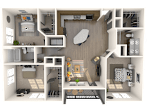 Milan Floor Plan  at The Rialto, Florida