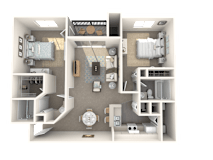Pearl Crescent Floor Plan at Cypress Shores, Coconut Creek, Florida