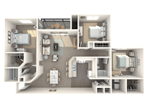 Monarch Floor Plan at Cypress Shores, Coconut Creek