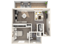 Phoenix Floor Plan at Parke Place, Arizona