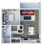 Homestead Floor Plan at The Legend, Waco, Texas