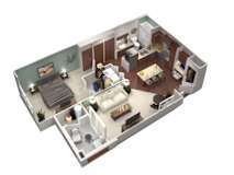 Brisa Floor Plan at Villas at San Dorado, Oro Valley, AZ, 85737