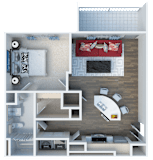 Cameron Floor Plan at The Legend, Waco, TX, 76712