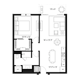 Lux 885 Floor Plan at SLX Atlanta, Chamblee
