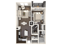 Agave Floor Plan at Barcelona Jupiter, Florida, 33458