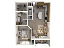 Florence Floor Plan at The Rialto, Orlando, FL