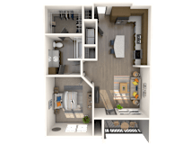Capri Floor Plan at The Rialto, Orlando