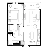Lux 940 Floor Plan  at SLX Atlanta, Chamblee