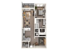 A9S Floor Plan  at The District at Rosemary, Florida, 34236