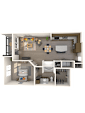 Vittoria Floor Plan at The Rialto, Florida, 32819