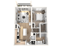 The Vanderbilt Floor Plan at The Palmeri Residences, Naples, FL, 34104