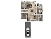 Appaloosa Floor Plan at Estates at Heathbrook, Ocala