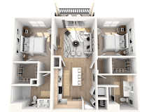 The Miramar Floor Plan at The Palmeri Residences, Naples, FL