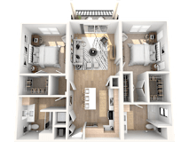 The Coast Floor Plan at The Palmeri Residences, Naples, FL