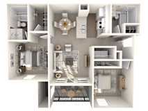The Anderson Classic Floor Plan at Monterey Ranch, Austin, Texas