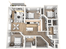 The Bellmar Floor Plan at The Palmeri Residences, Florida