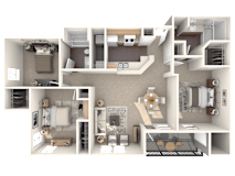 The Stassney Classic Floor Plan at Monterey Ranch, Austin, TX